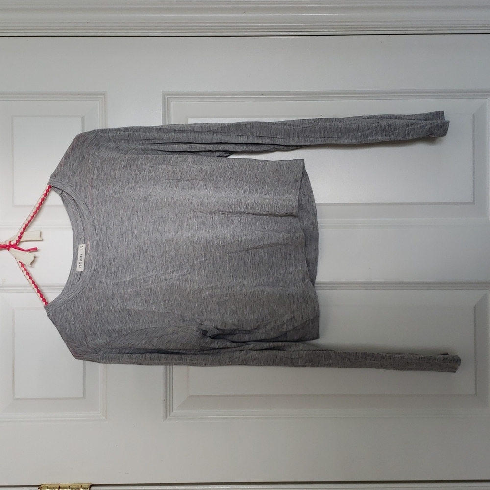 Cotton on grey cropped long-sleeved
